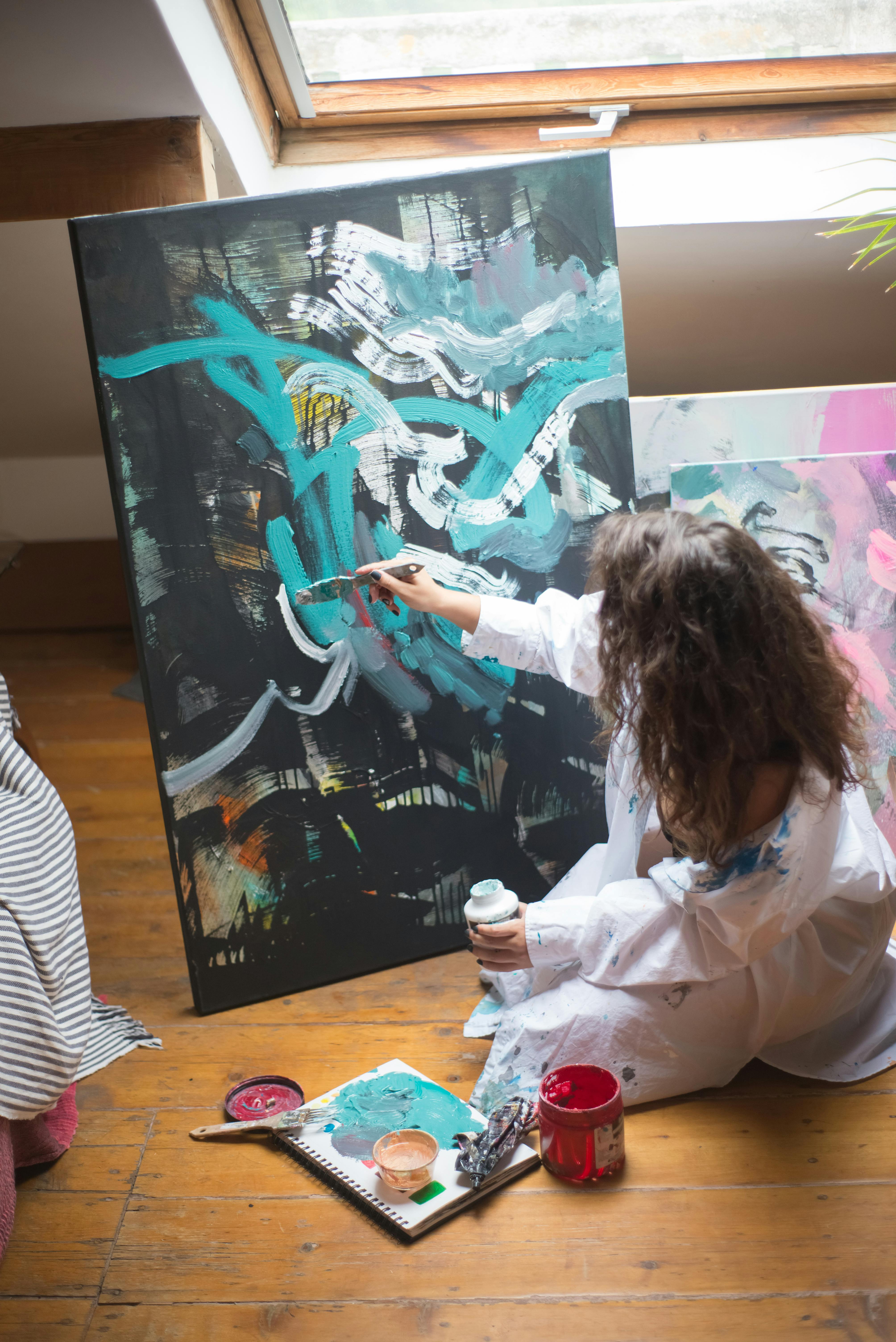 Artist creating - Photo by Kampus Production on Pexels