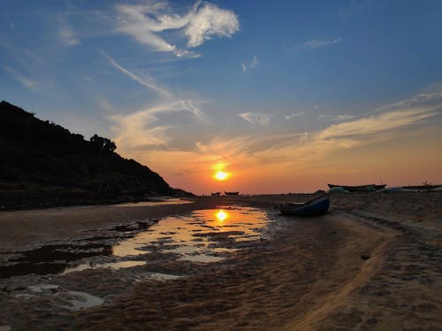 Free stock photo of beach sunset, beautiful landscape, beautiful sunset