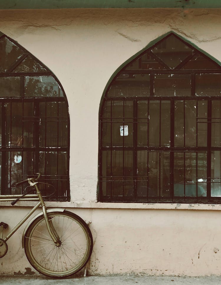 Arched Windows Of Abandoned Store