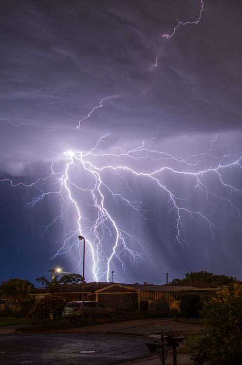 Lightning Strikes in the Night Sky · Free Stock Photo