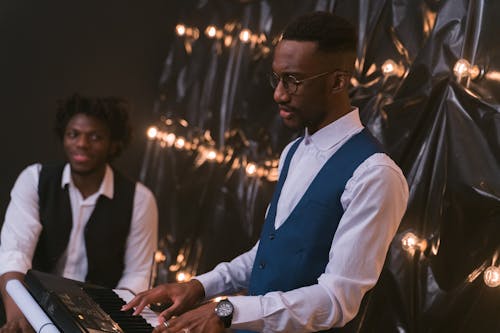 Man Playing the Piano