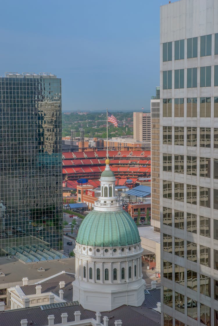 The Famous Old St. Louis County Courthouse In Missouri