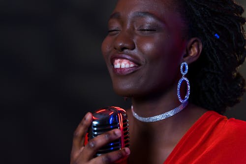 Free Gratis stockfoto met Afro-Amerikaanse vrouw, detailopname, emoties Stock Photo