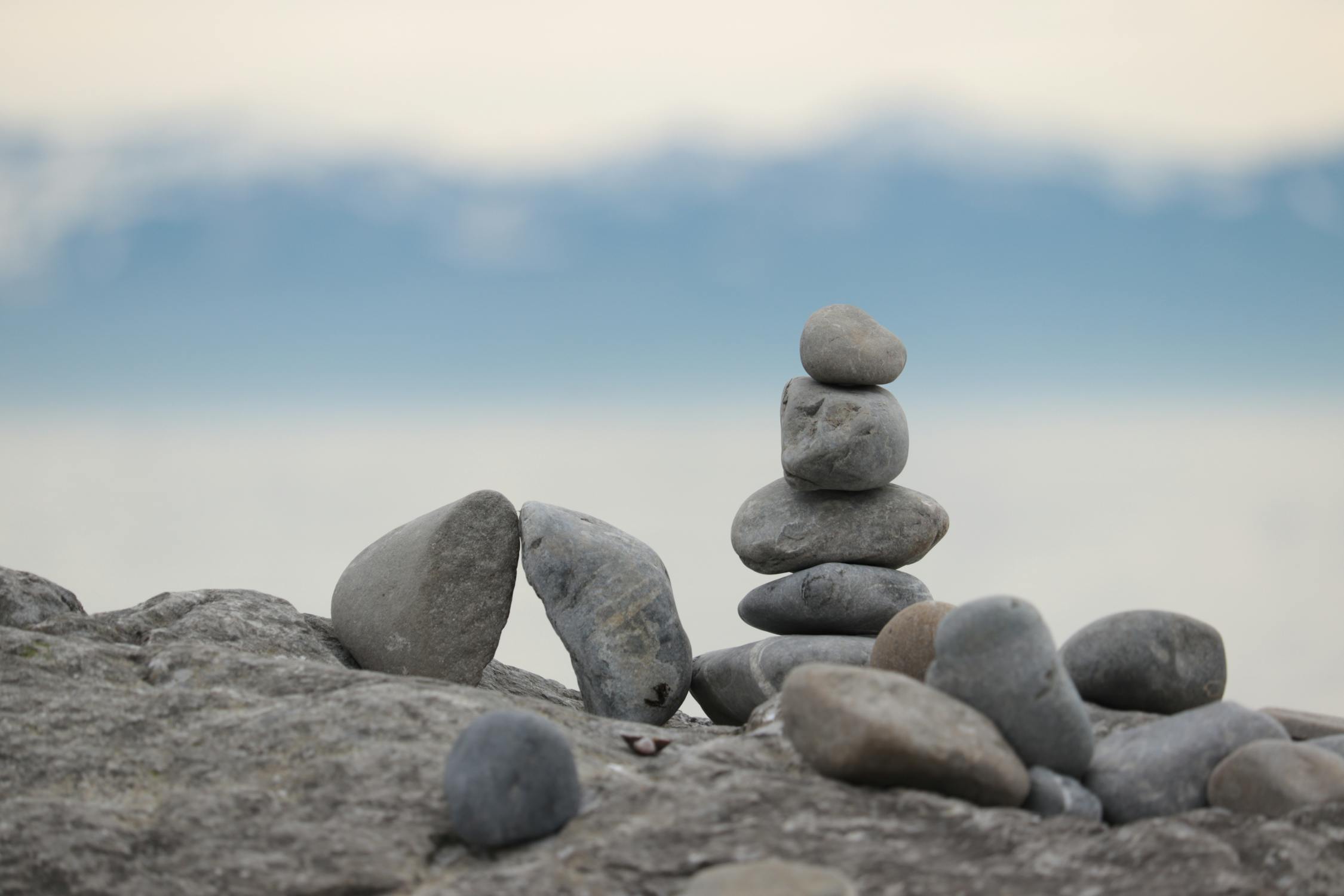 Close Up Photo of Stacked Rocks · Free Stock Photo