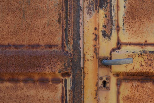 Free stock photo of closed, door, iron