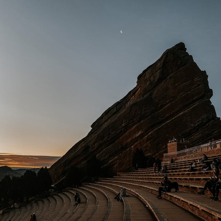 Red Rocks Amphitheater At Night