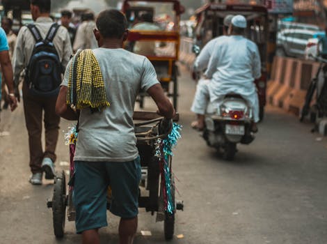 Persone Che Camminano Nella Stessa Direzione