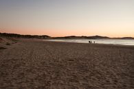 Scenery of a Beach during Dusk
