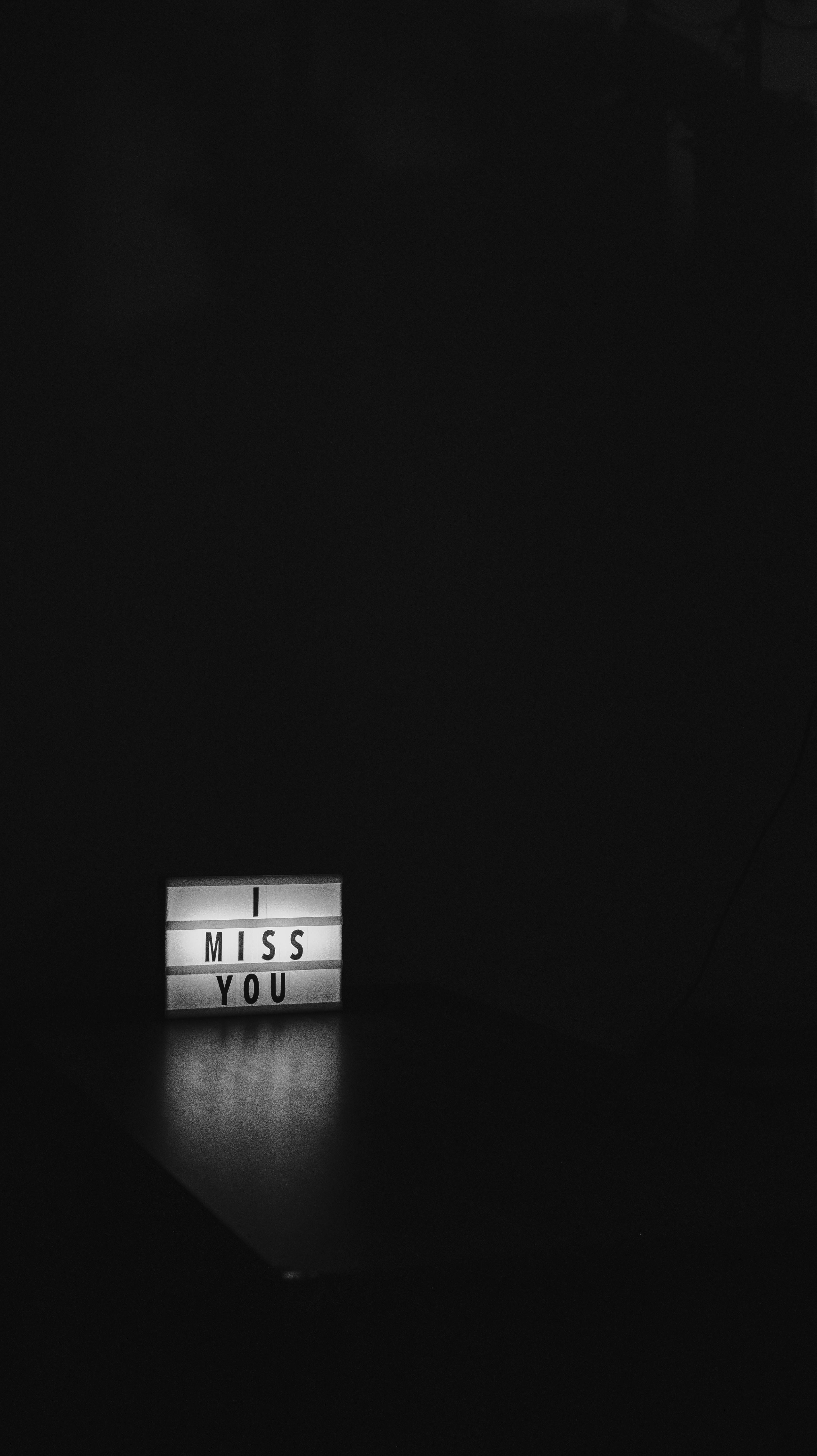 grayscale photo of a light box