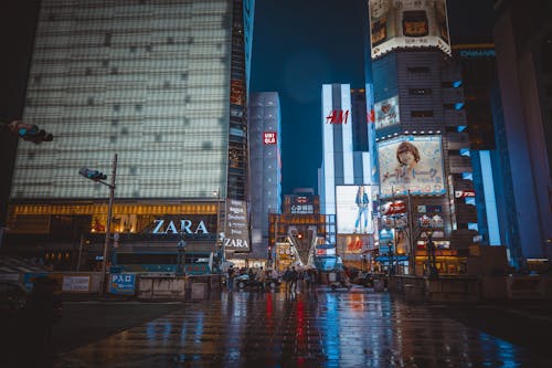 下雨, 人行道, 城市 的 免費圖庫相片