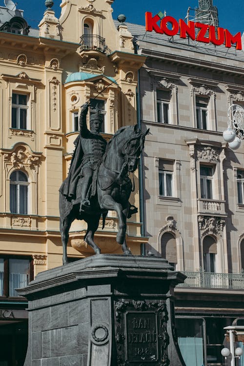 Free stock photo of city view, croatia, horse raider