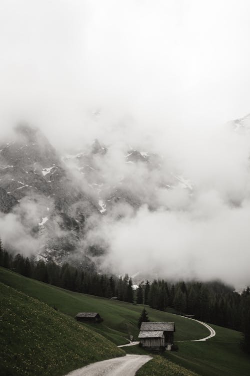 Free A Cloudy Day in the Countryside Stock Photo