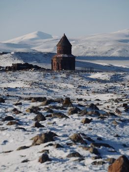 Historical Church at the City of Ani in Turkey