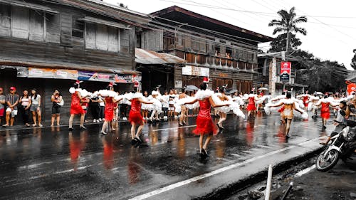 Free stock photo of festival, girls dancing, street parade Stock Photo