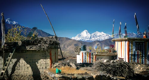 Photo of Houses With Mountain