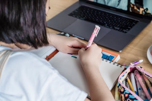 Foto stok gratis anak, buku agenda, cewek