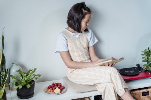 Girl Reading Book