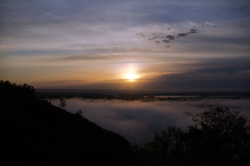 Mountain View During Sunset