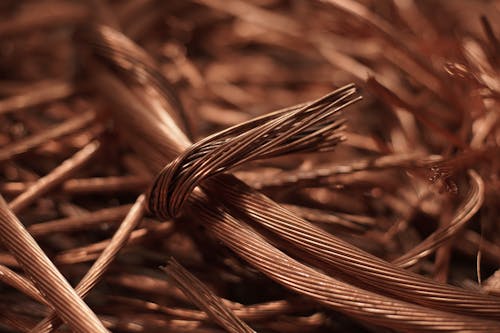 Free stock photo of background, cable, copper