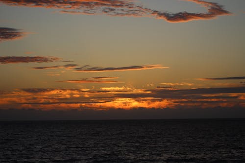 Fotos de stock gratuitas de agua, anochecer, cielo cinematográfico