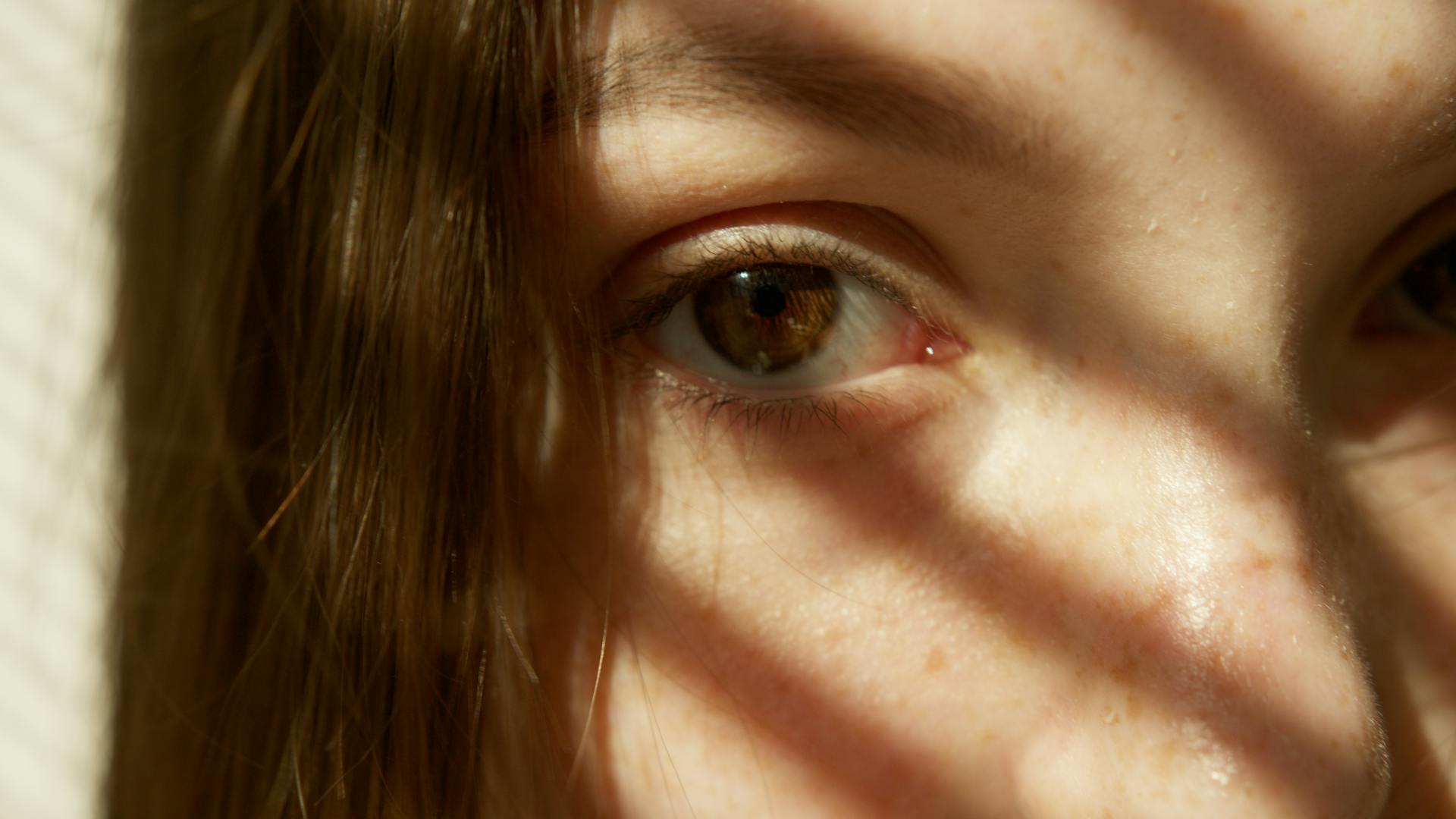 Extreme Close-up of a Woman Eye