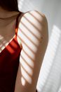 Shoulder of a Woman with Moles