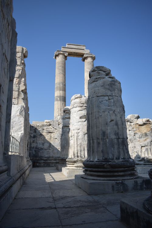 Free Explore the ancient ruins of the Temple of Apollo in Aydın, Turkey. Stock Photo