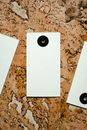 White Printer Paper on Brown Marble Surface