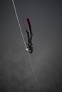 Diver swimming to sea depth