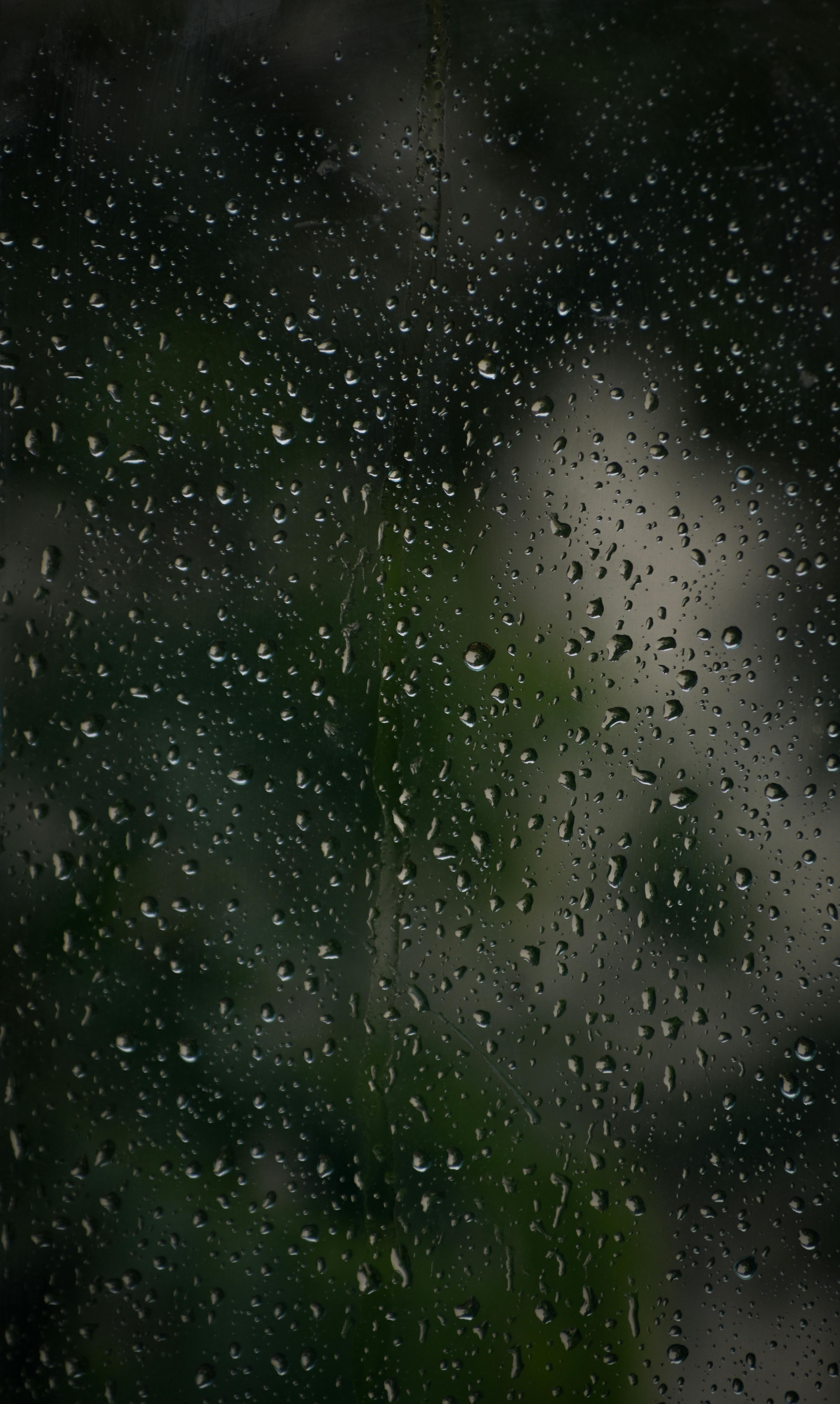 Close-up Shot Of Water Droplets On Glass · Free Stock Photo