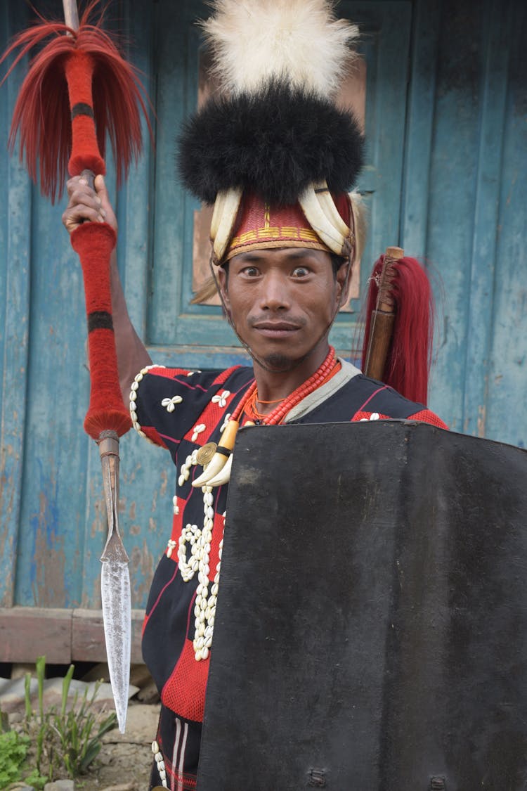 A Portrait Of A Nagaland Headhunter