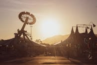 Ferris Wheel Near City