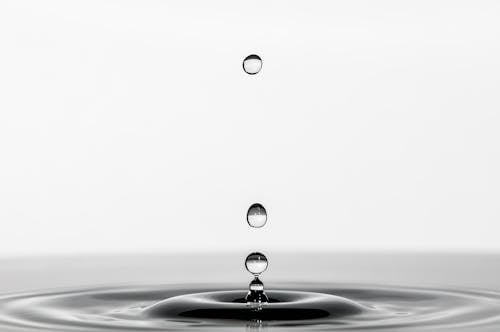 A Close-Up Shot of a Water Drop