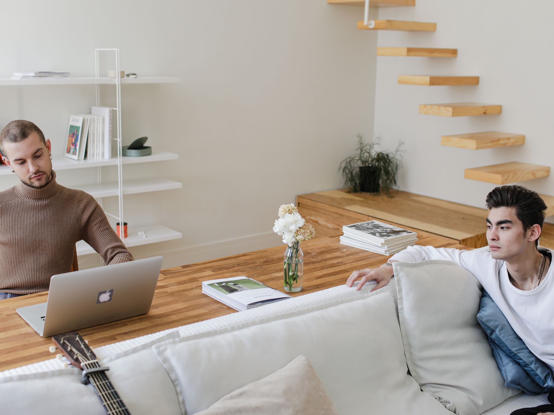 Caol — movers delivering furniture from a van