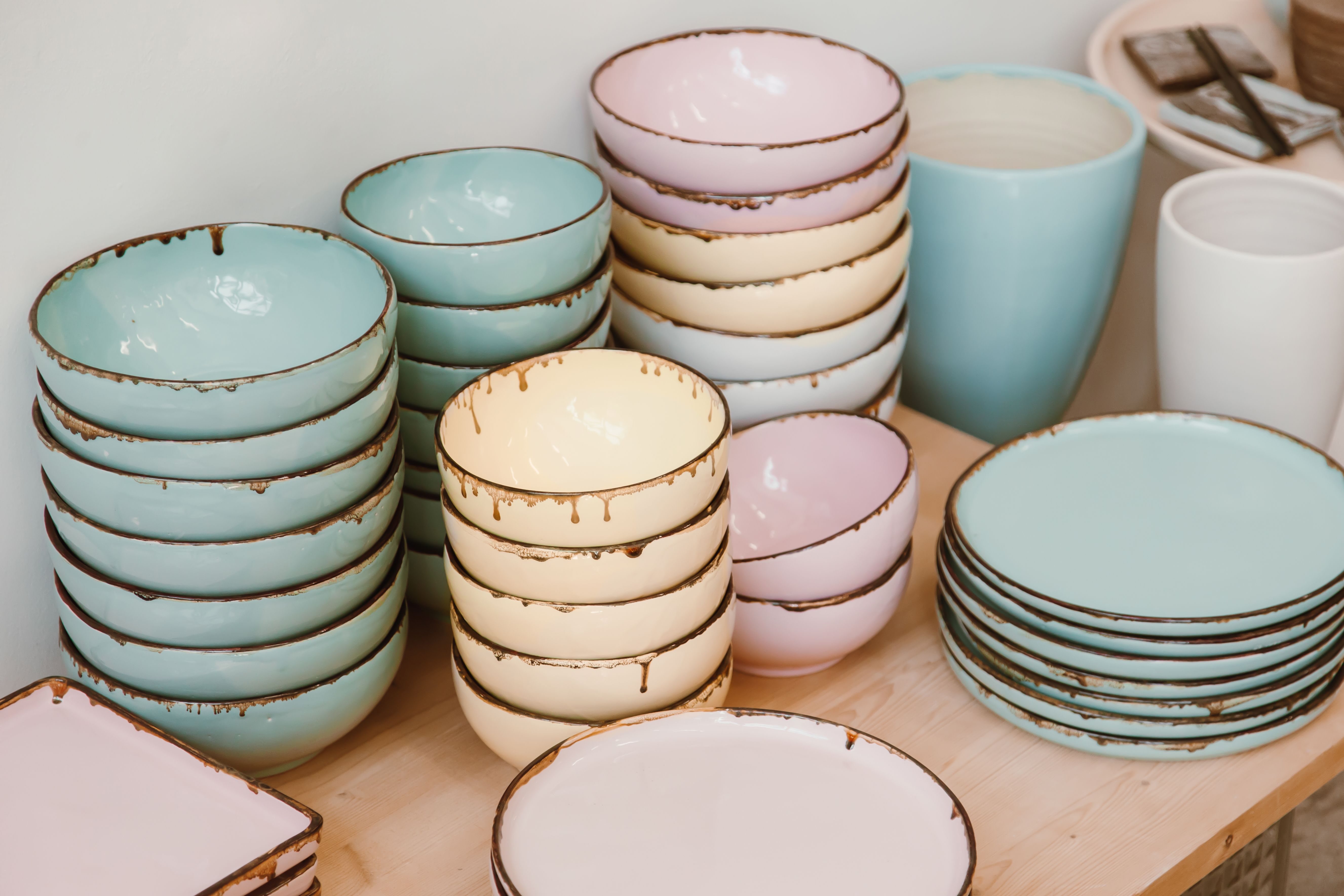 Hand-Glazed Pasta Bowls
