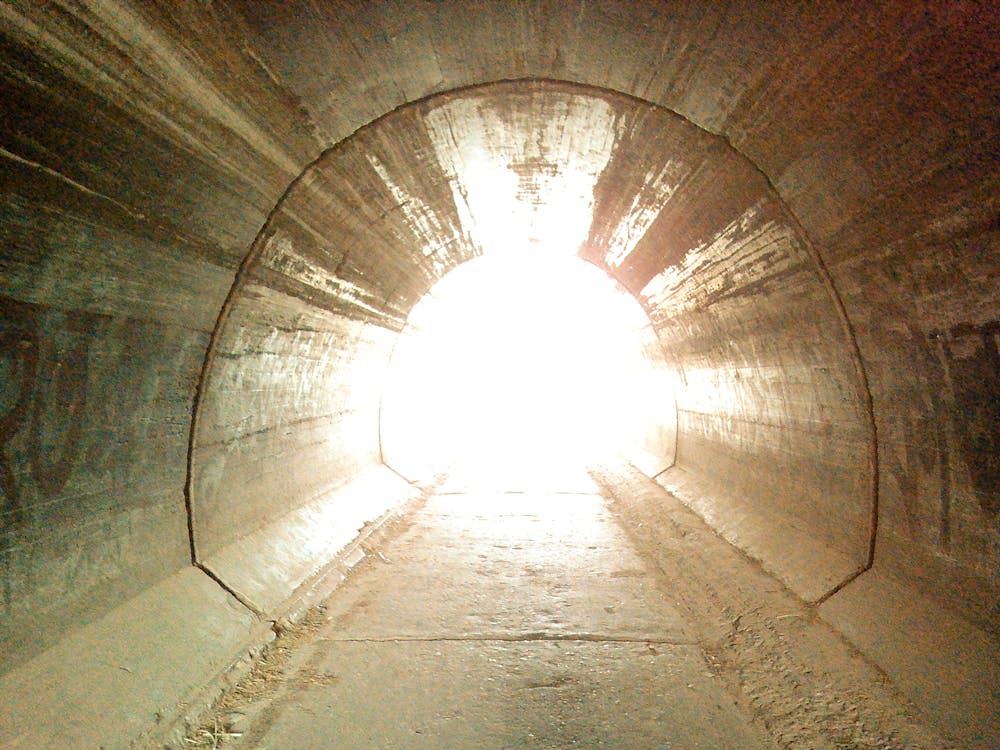 Free stock photo of light, tunel