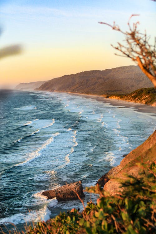 Бесплатное стоковое фото с вертикальный выстрел, вид на пляж, живописный вид