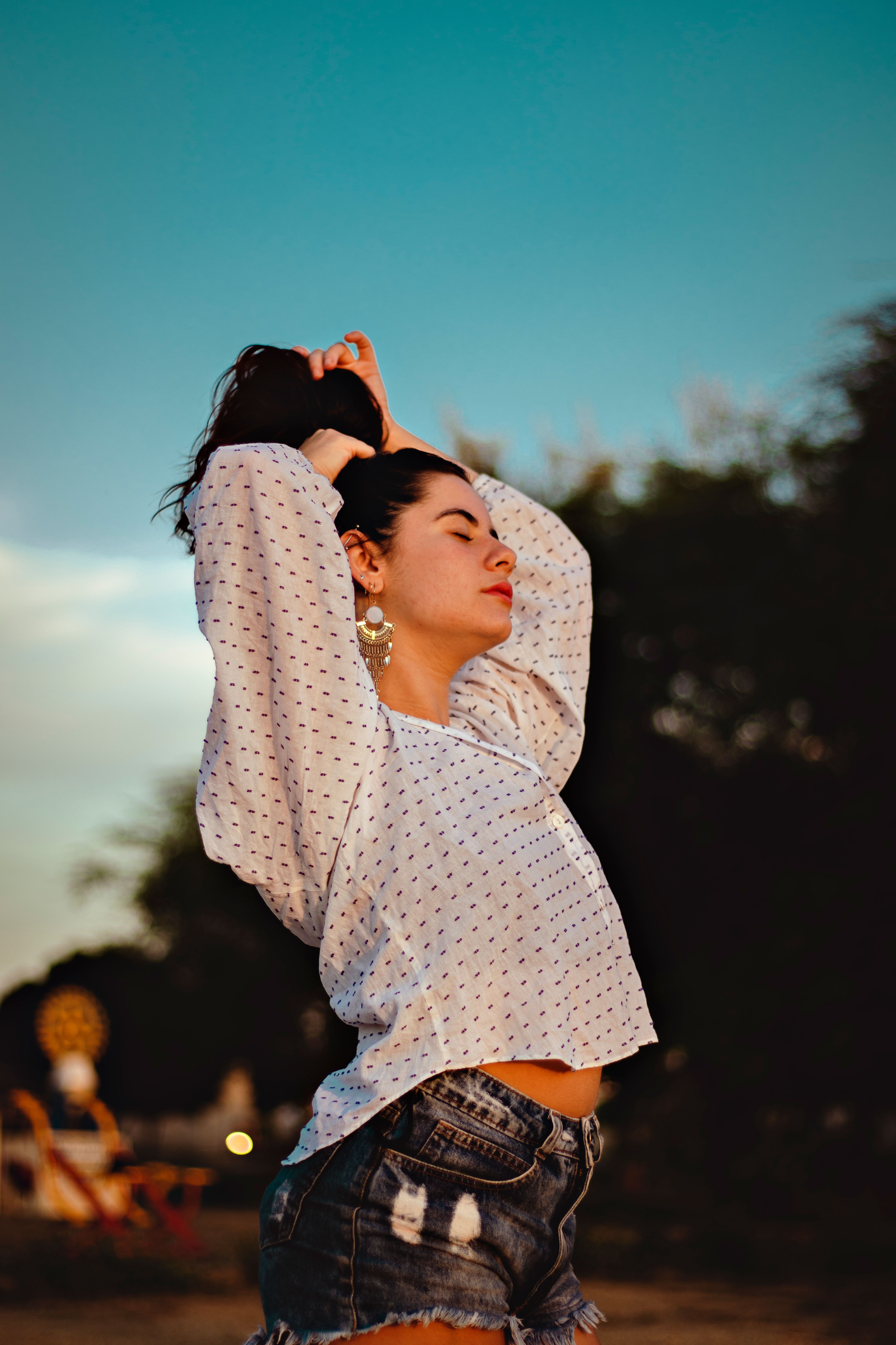 Crepe Casual Top