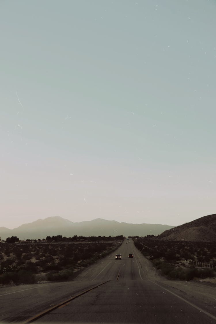 Cars On The Wide Road 