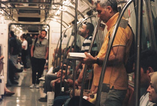 Imagine de stoc gratuită din antrena, interior, linii de metrou