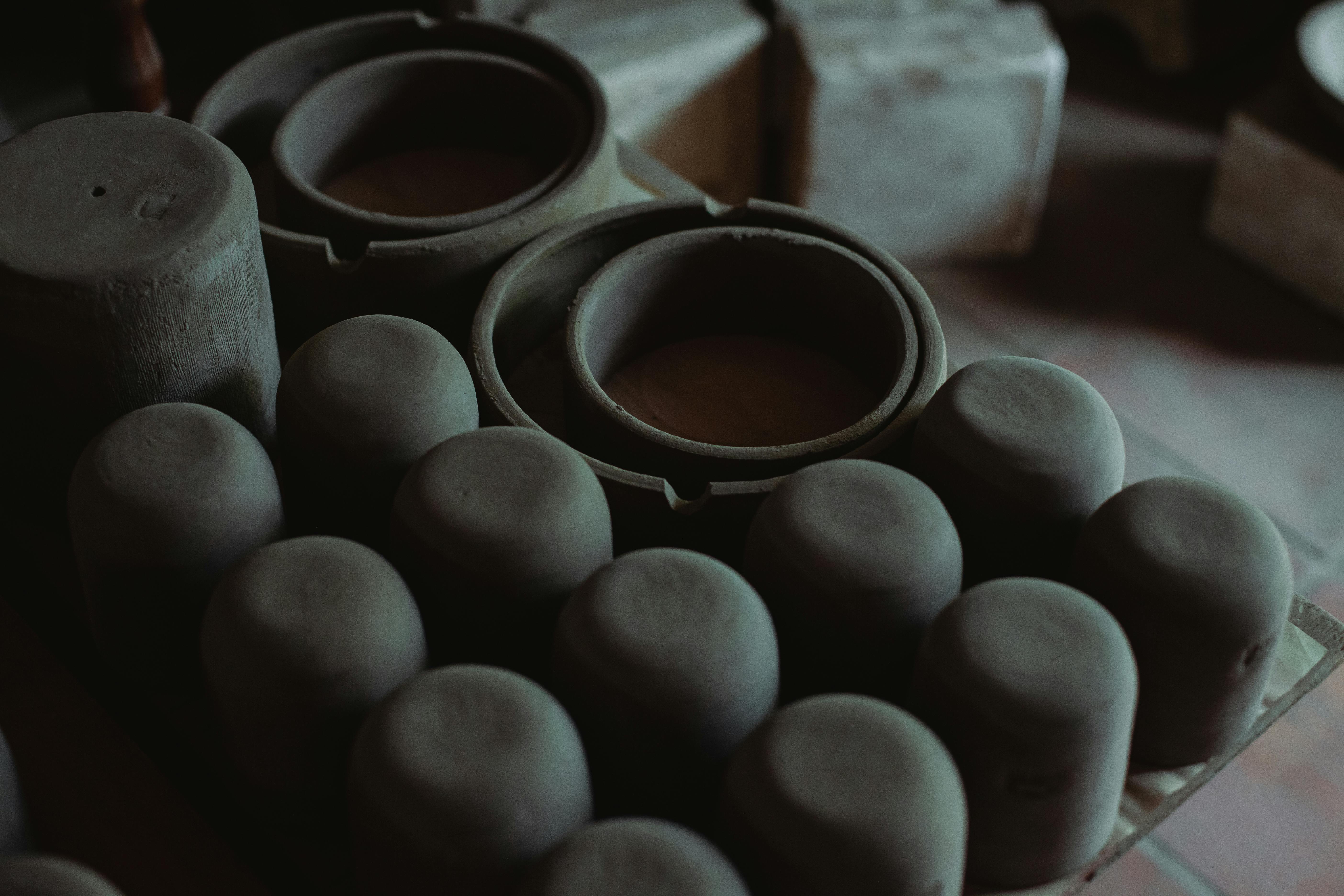 Clay Containers in Workshop · Free Stock Photo