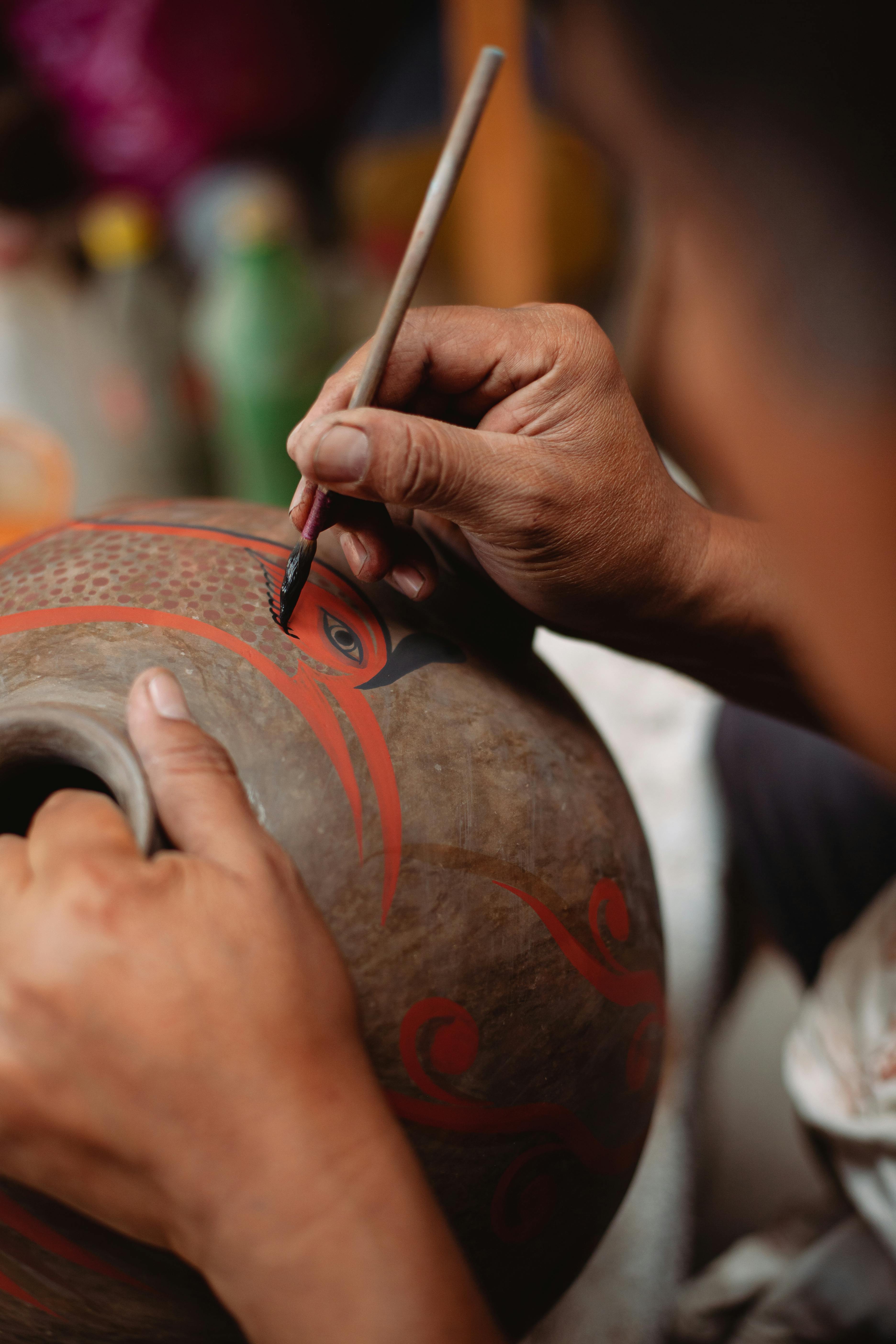 Hand-Painted Cusco Ceramics