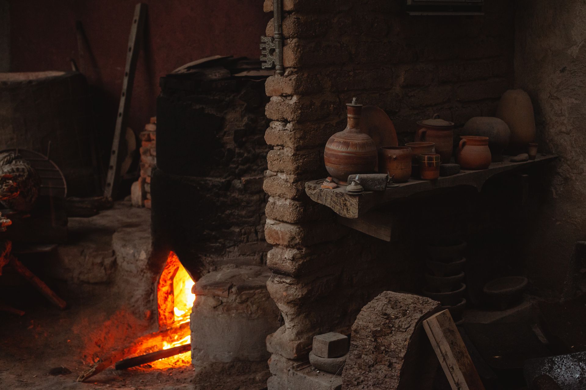 Furnace in Old Workshop