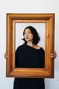Woman in Black Dress Photo