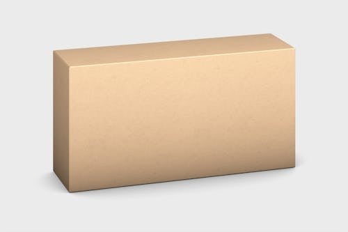 Brown Cardboard Box on White Surface