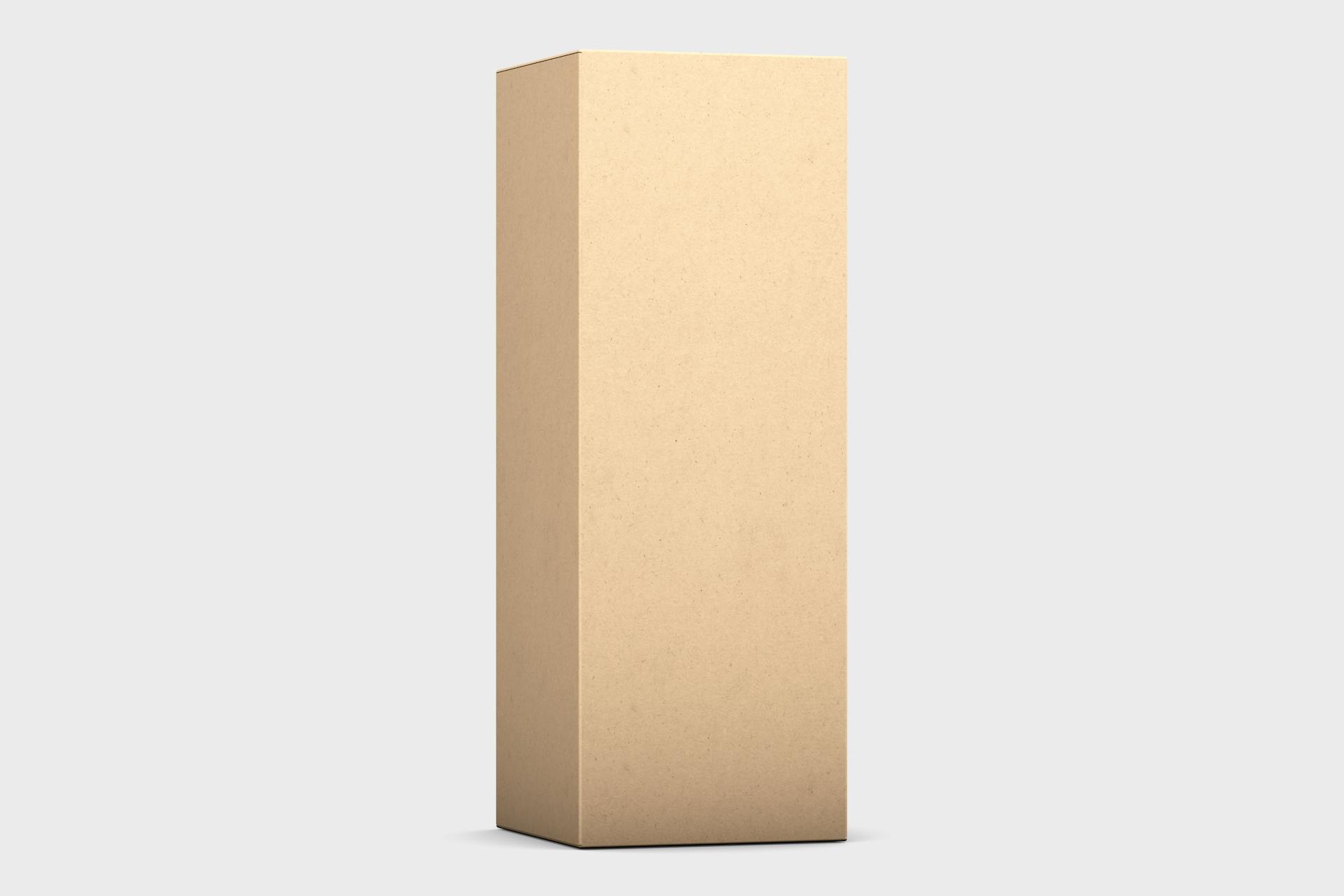 Brown Cardboard Box on White Surface
