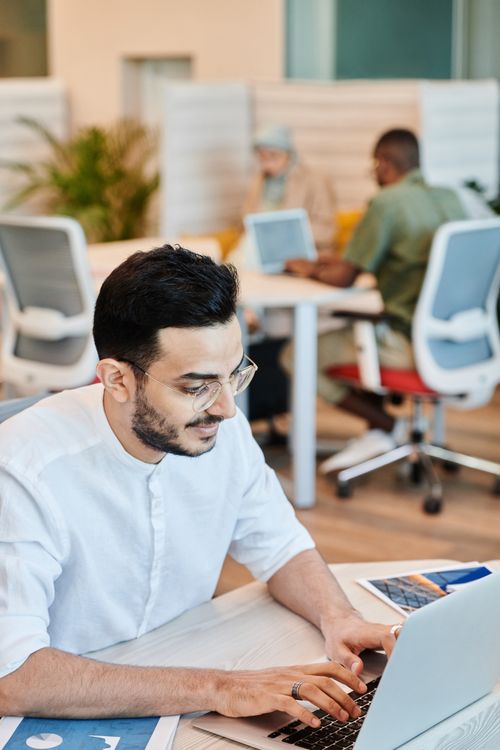 A Man using Laptop · Free Stock Photo