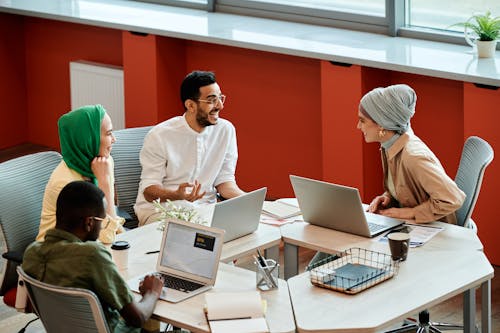 People Having a Meeting at the Office