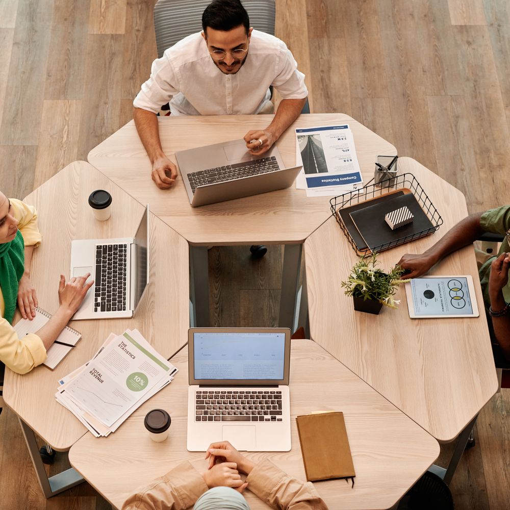 Globe Town — office relocation team moving desks and equipment