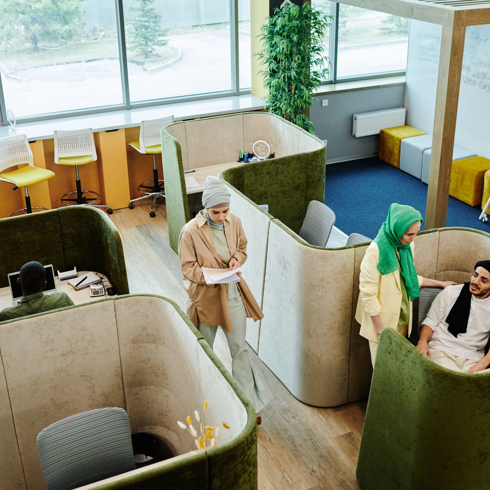 Flimwell — office relocation team moving desks and equipment